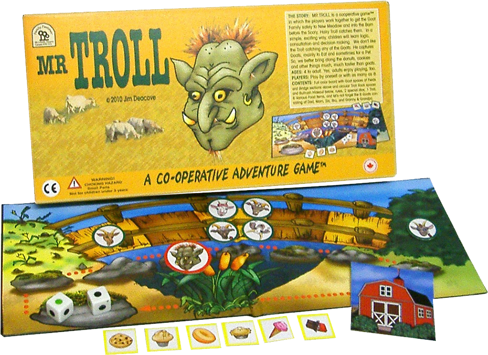 Family Pastimes Mr. Troll - A Co-operative Adventure (1000x1000), Png Download