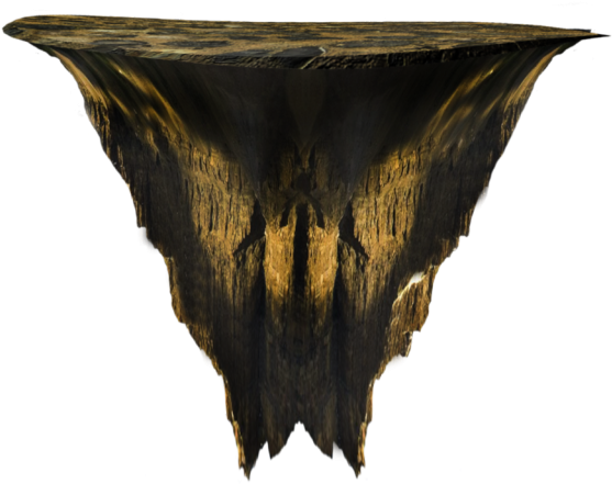 Floating Island Clipart Grass (640x480), Png Download