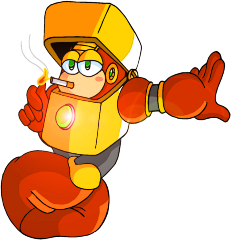 View Samegoogleiqdbsaucenao 1412031112624 , - Flame Man Megaman 6 (800x854), Png Download