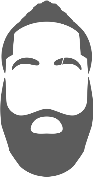 Russell Westbrook And Kevin Durant Are The Brangelina - James Harden Beard Logo (582x582), Png Download