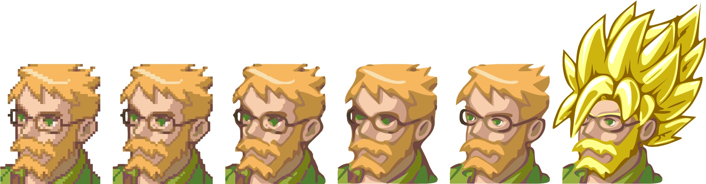 And Then Came The Beardman Jokes, Along With An Inexplicable - Cartoon (2260x600), Png Download