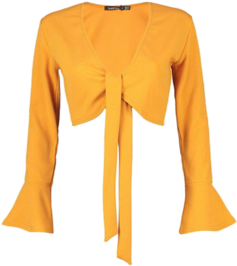 Aesthetic Croptop Yellow Clothes - Aesthetic Crop Top Png (720x692), Png Download