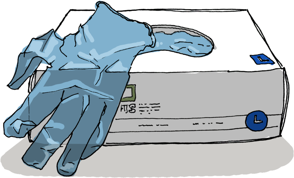 Bs Feature Turkey Illustration Gloves - Illustration (1000x639), Png Download
