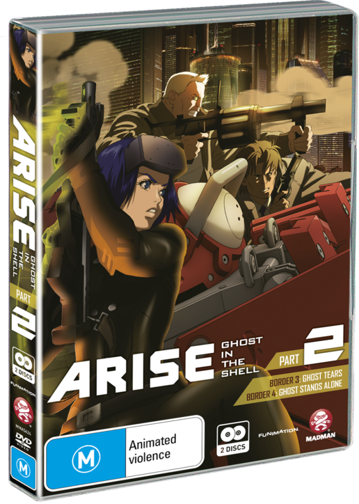 Ghost In The Shell Arise Part - Ghost In The Shell Arise Pt 2 - Dvd (516x724), Png Download