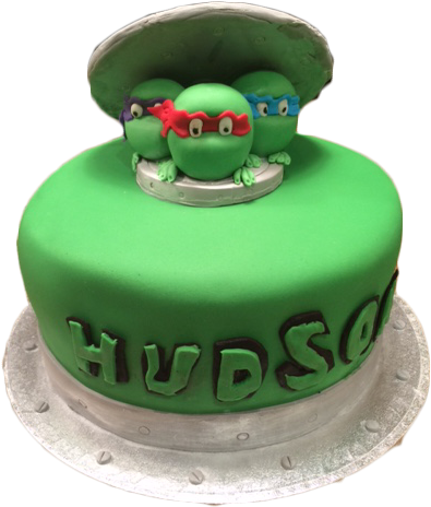 Teenage Mutant Ninja Turtles Birthday Cake - Ninja Turtle Cake Png (480x640), Png Download