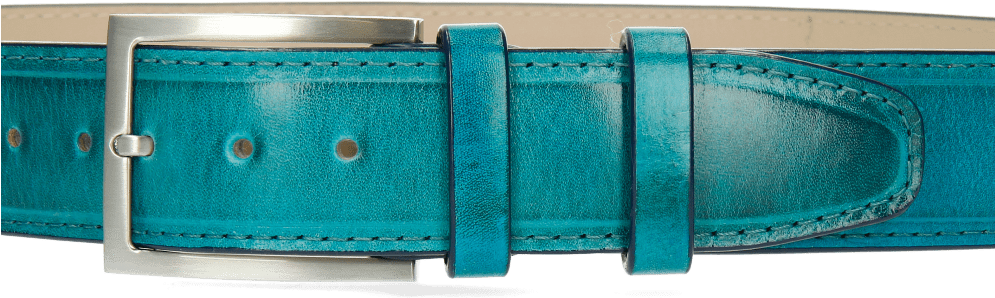 Belts Larry 1 Turquoise Buckle Classic - Melvin & Hamilton (1024x1024), Png Download