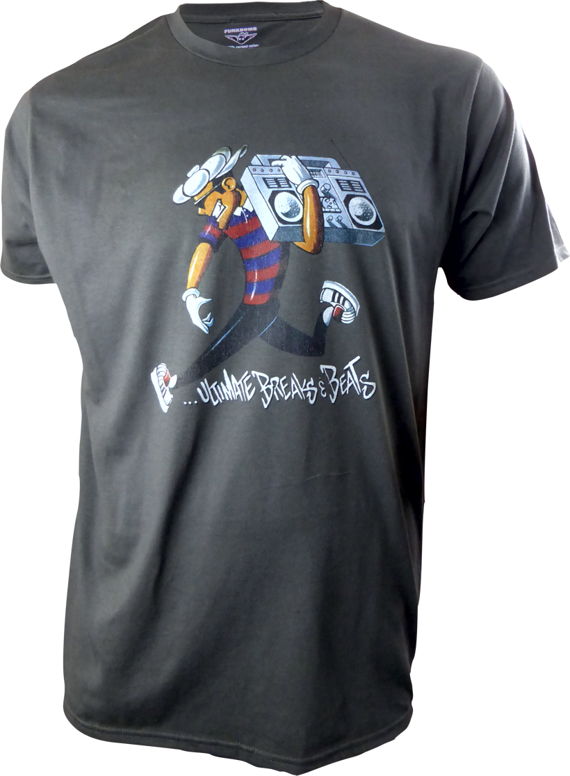 Ultimate Breaks & Beats Boombox T Shirt (820x1115), Png Download
