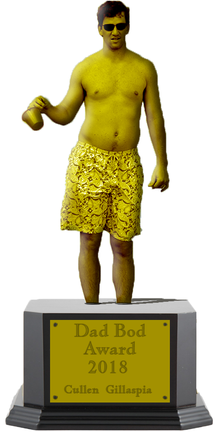 Eli Manning Dad Bod Of The Year Award - Figurine (1560x878), Png Download