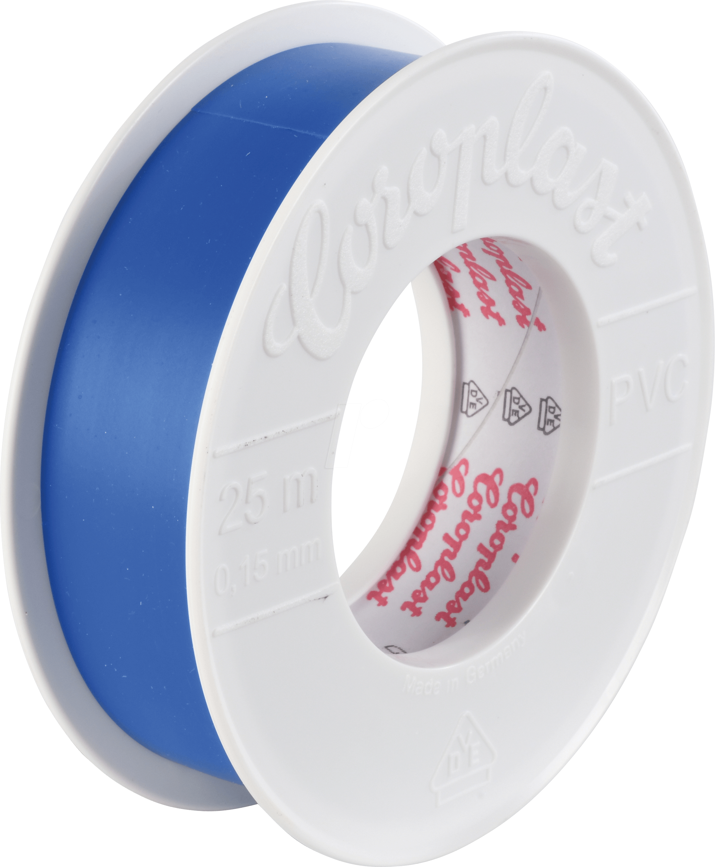 Vde Electrical Insulation Tape, 25 M, 25 Mm, Blue Coroplast - Bangle (2472x2999), Png Download