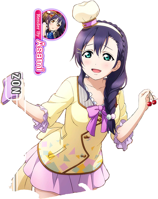 Valentine's Day Tojo Nozomi By Asamirosa (572x720), Png Download