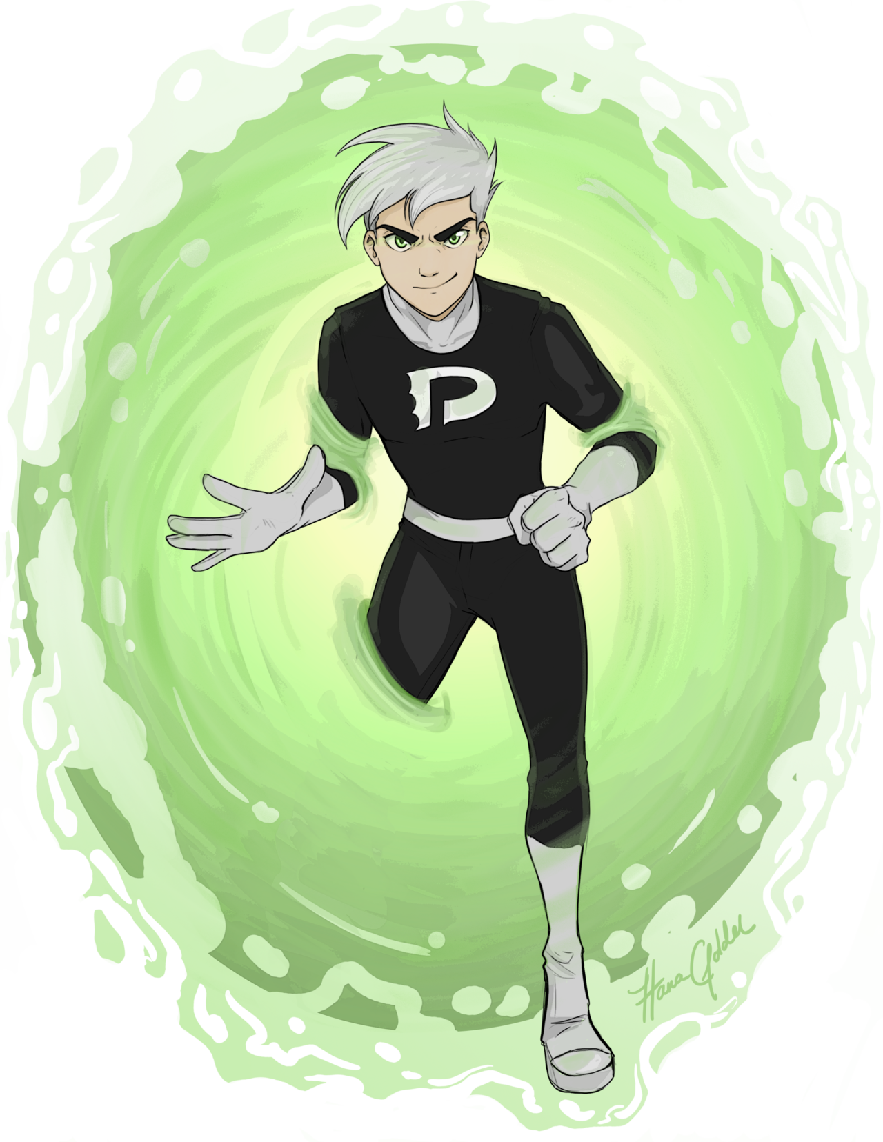 Danny - By Sebatticus - Danny Phantom Fanart (1280x1656), Png Download