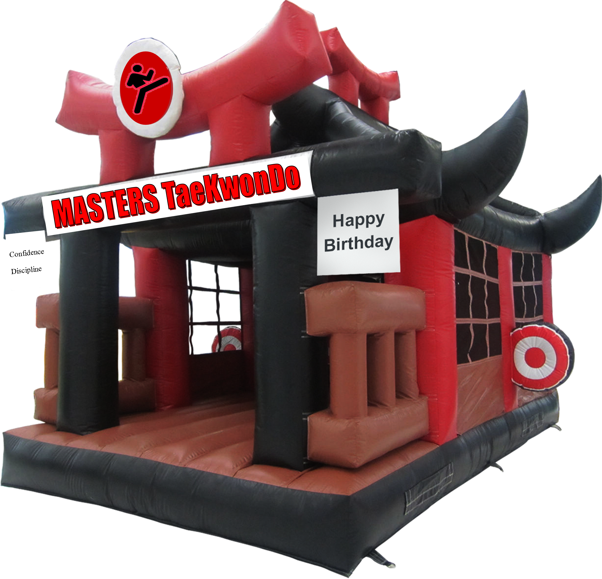 Ninja Birthday Party Bounce House (2000x1922), Png Download
