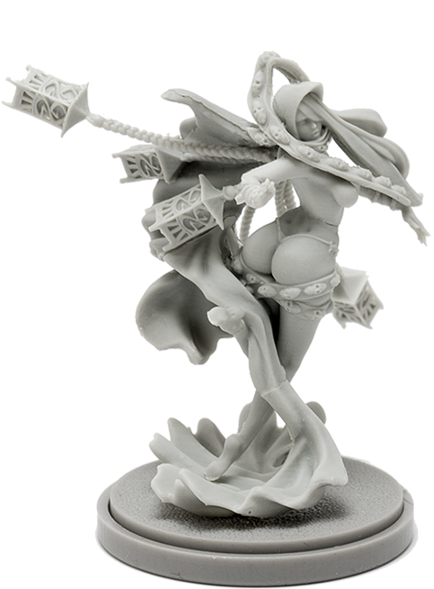 Pin Up Twilight Witch (530x700), Png Download