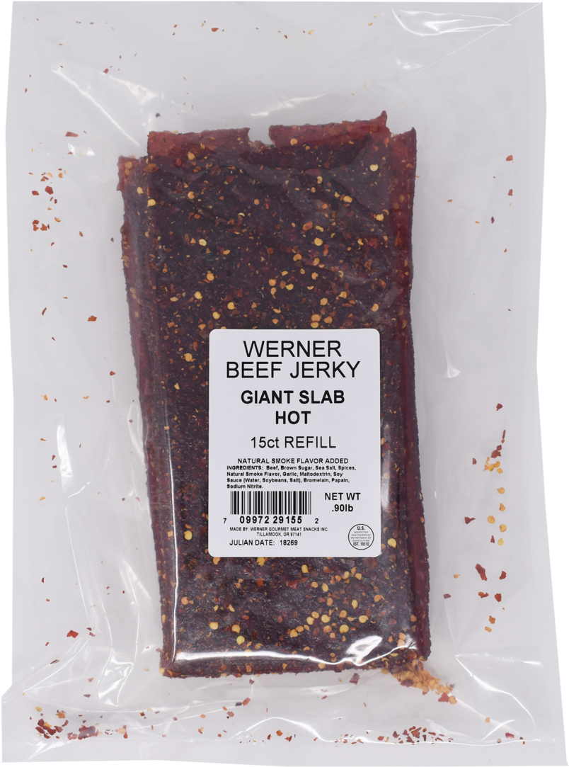 Hot Giant Slab - Werner Gourmet Meat Snacks (1160x1160), Png Download