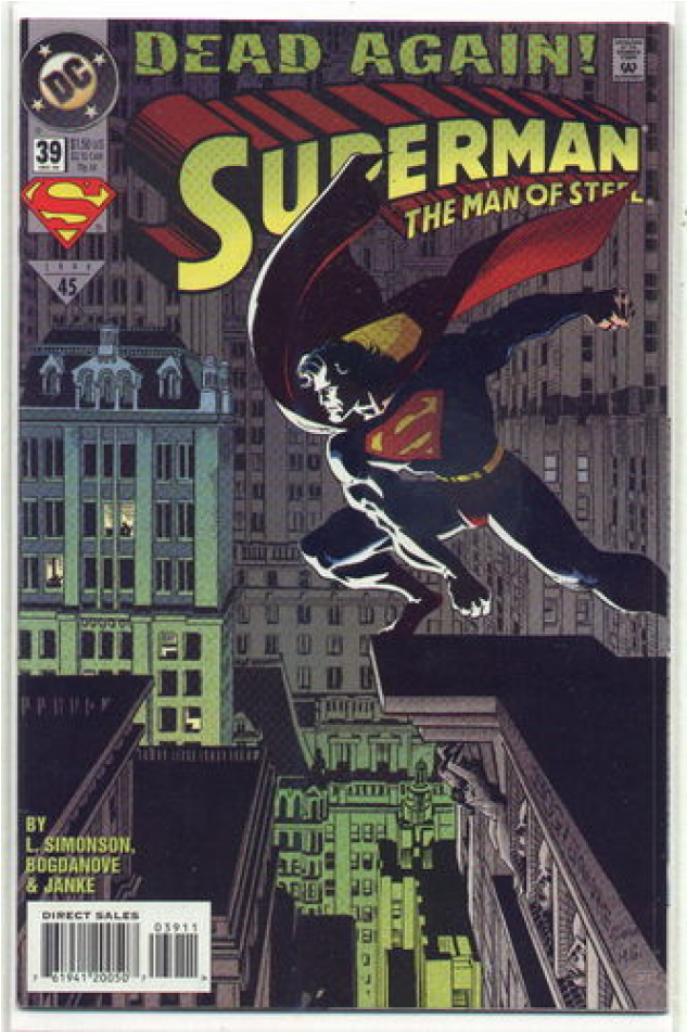 Купете Комикс 1994-12 Superman - Superman: The Man Of Steel (950x950), Png Download