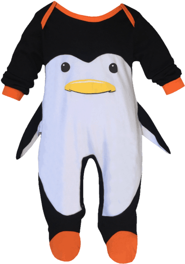 Cute Baby Onesies - Penguin Baby Onesie Png (600x600), Png Download