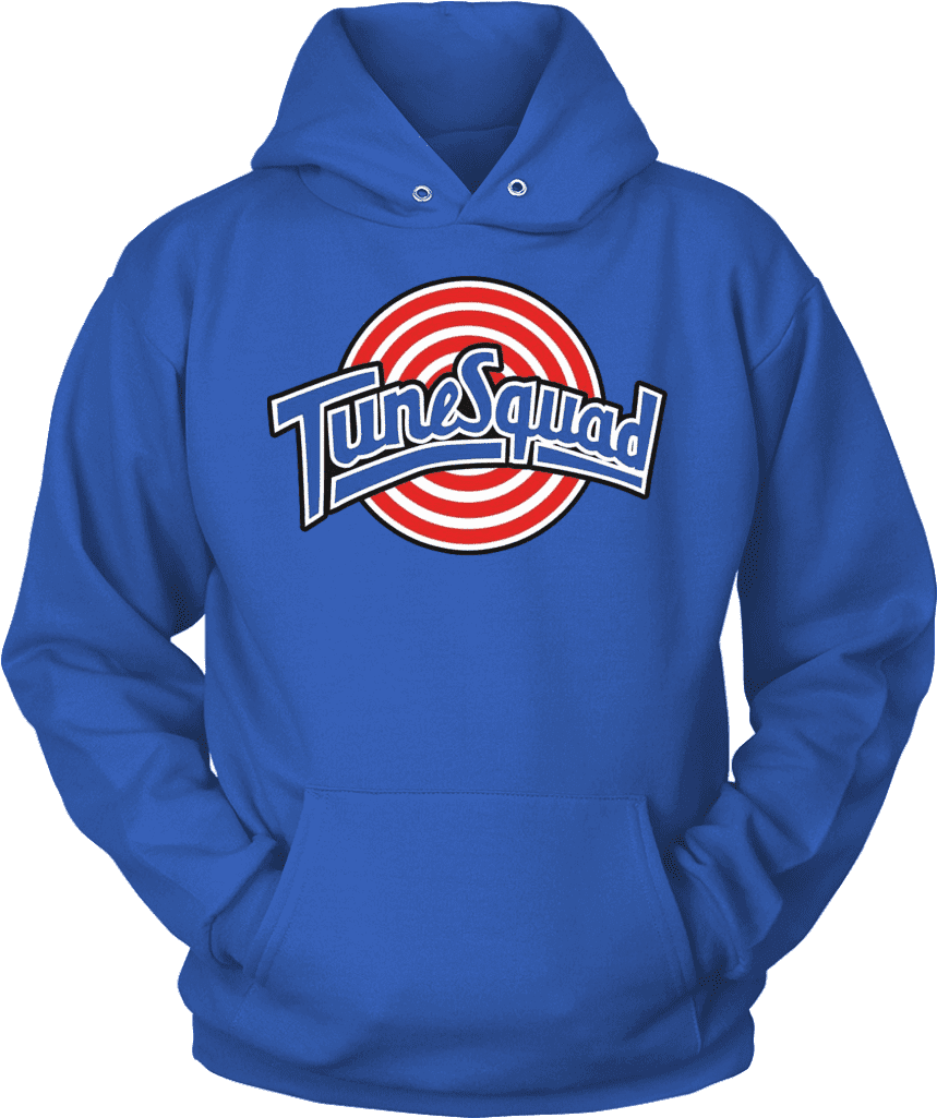 Free Shipping 9734b Afbb7 Unisex Hoodie Royal Blue - Tune Squad Space Jam Michael Jordan Hipster Tote Bag (1024x1024), Png Download