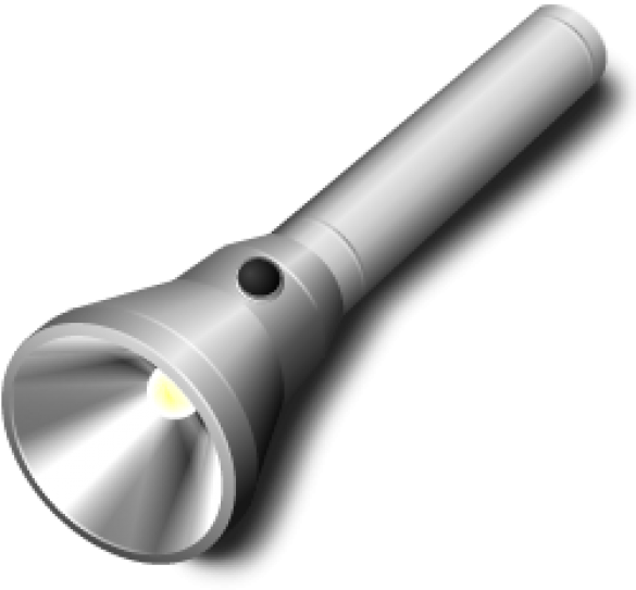 Flash Light Free Png Image Download - Flashlight .png (600x600), Png Download