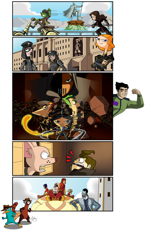 The Legend Of Teen Phineas - Fan Art (500x791), Png Download
