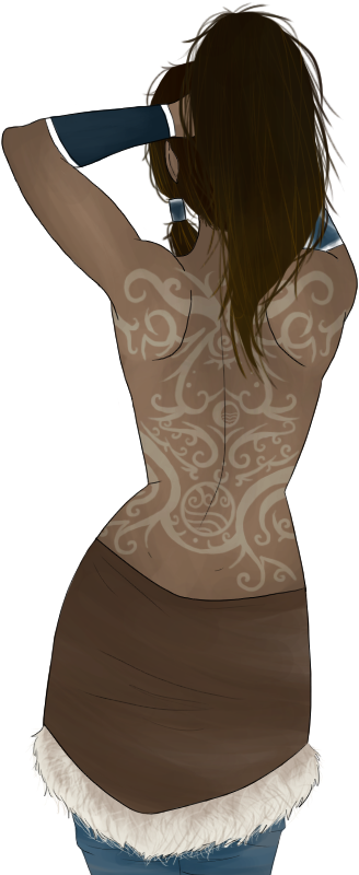 Legend Of Korra Avatar La Leyenda De Aang, Novelas - Legend Of Korra Back (600x800), Png Download