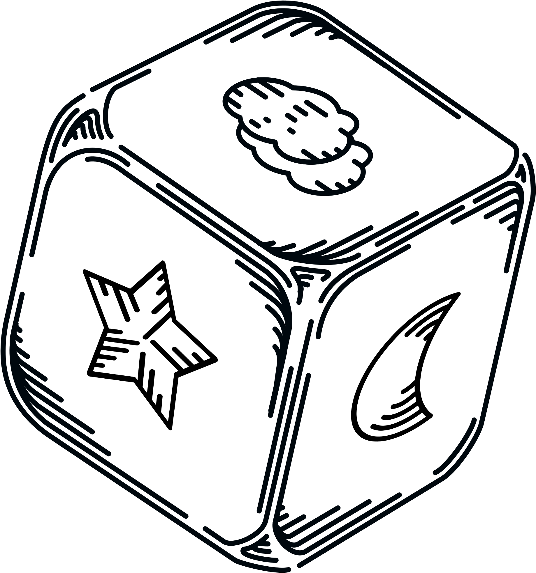 Big Image - Cube Baby Drawing (2270x2400), Png Download