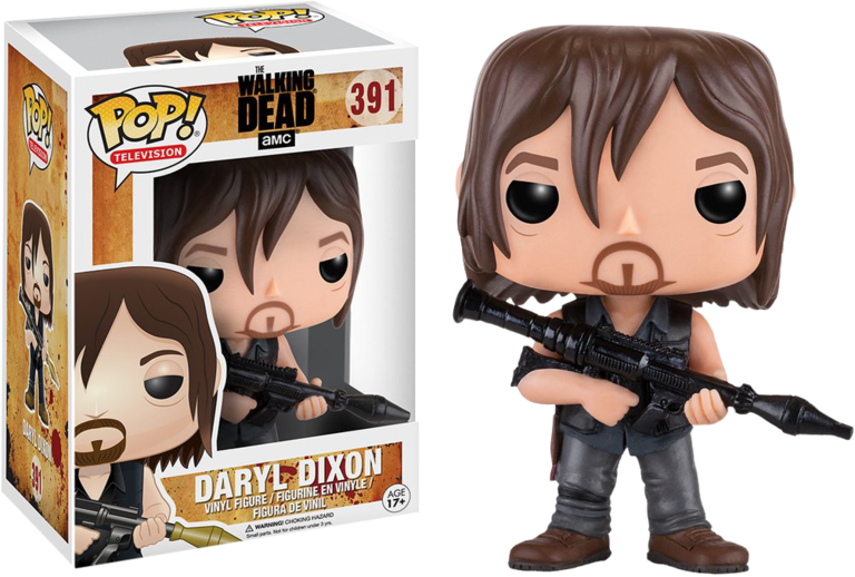 The Walking Dead - Funko Pop The Walking Dead Daryl (768x518), Png Download