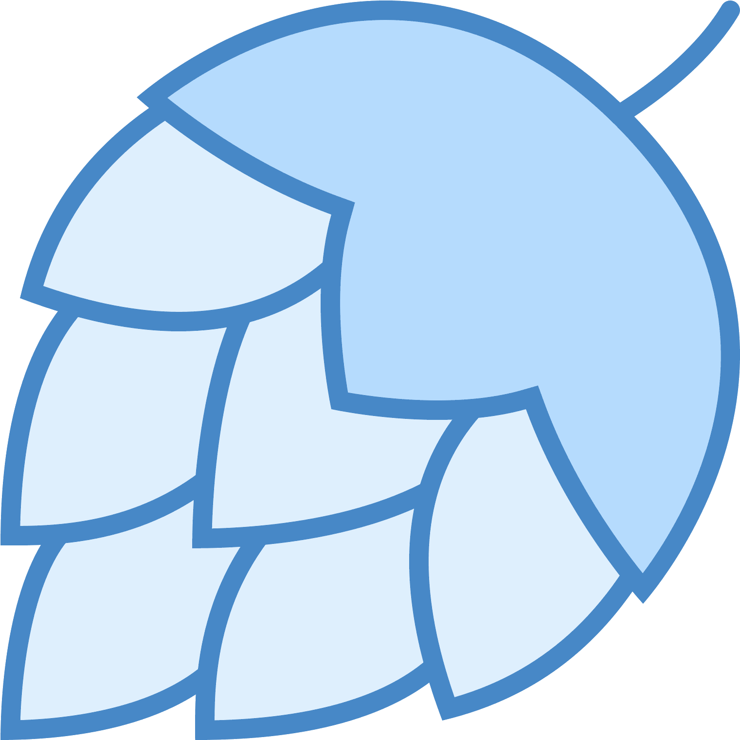 This Is A Icon That Has An Round But Comes To A Point - Icon (1600x1600), Png Download