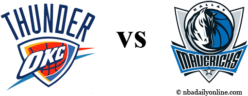 Watch Dallas Mavericks Vs Oklahoma City Thunder Online - Oklahoma City Thunder Logo (554x245), Png Download