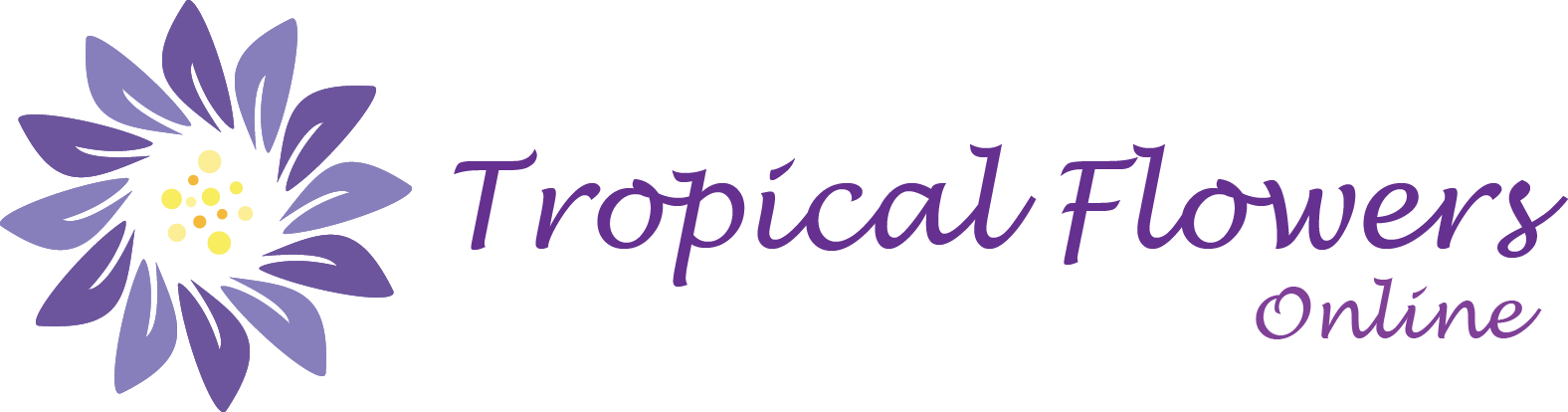 Tropical Flowers Online - Flower (1576x414), Png Download