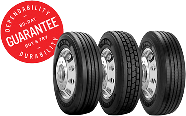 Buy & Try Guarantee™ - 285/75r24.5 14pr G Bridgestone R268 Ecopia All Position (666x444), Png Download