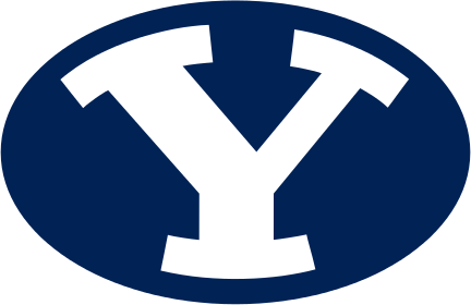 Byu Athletic Logo - Byu Football Logo (432x280), Png Download
