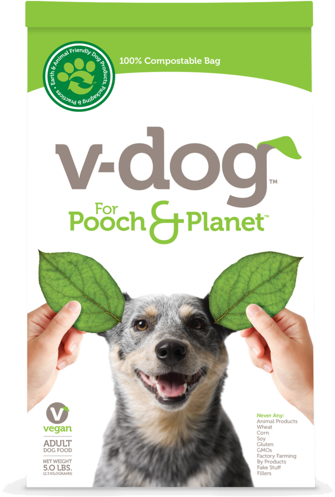 V-dog Vegan Dog Food - V-dog V-dogfood (816x1024), Png Download