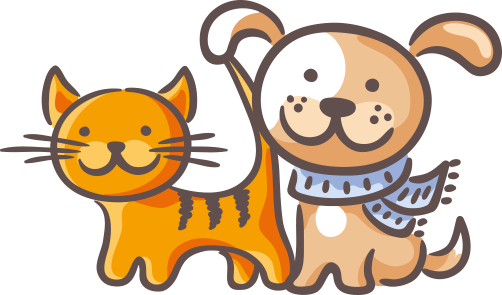 Pets And Worms - Cartoon (502x295), Png Download