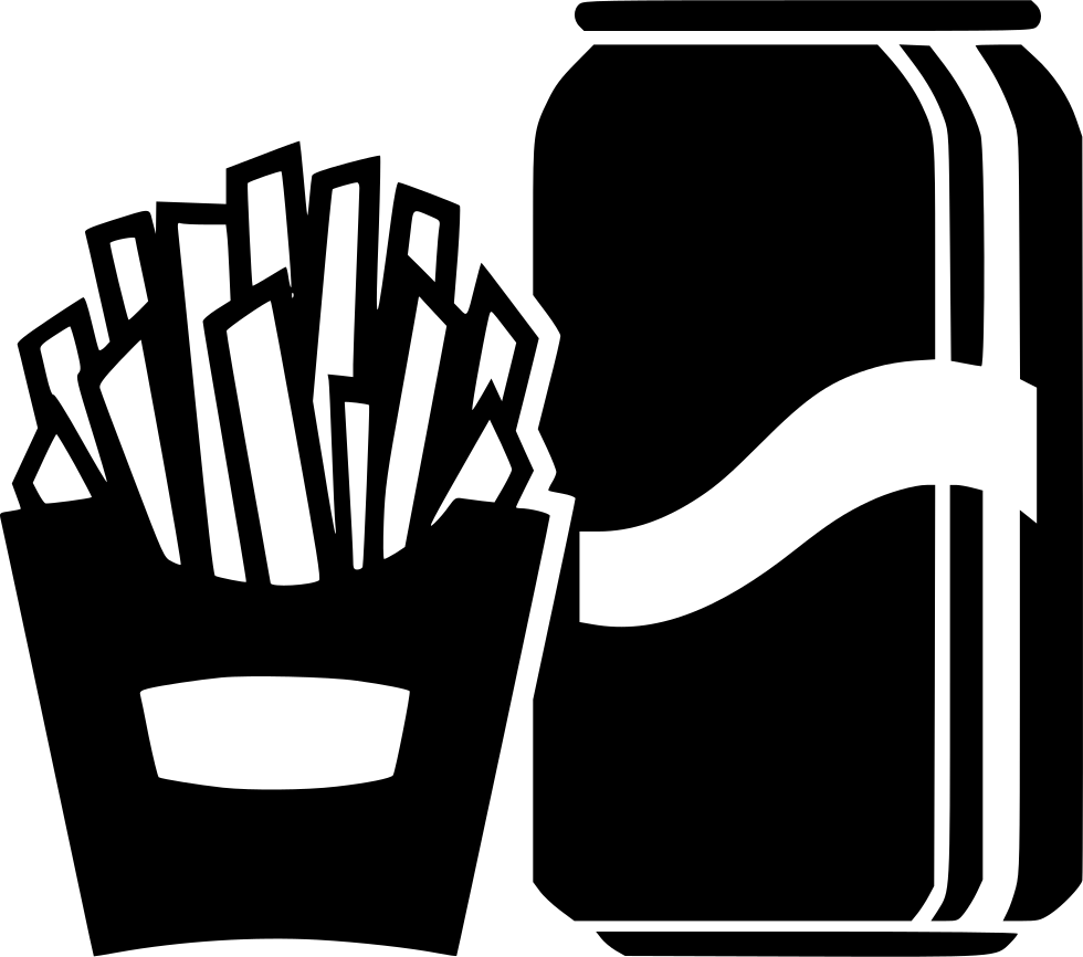 French Fries Potato Soda Can Comments - French Fries Icon Transparent (980x866), Png Download