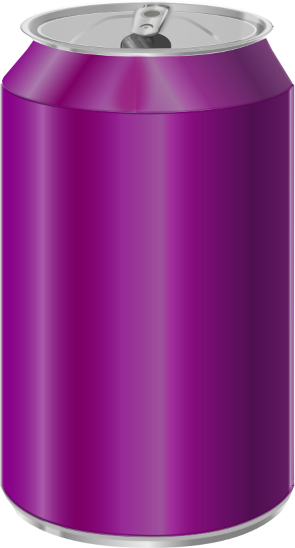 Green Soda Can Vector Clip Art 94gswz Clipart - Soda Can .png (600x1113), Png Download