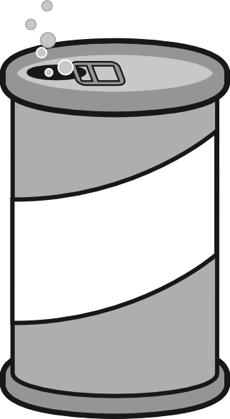 Soda Can Hi - Soda Can Clip Art (324x591), Png Download
