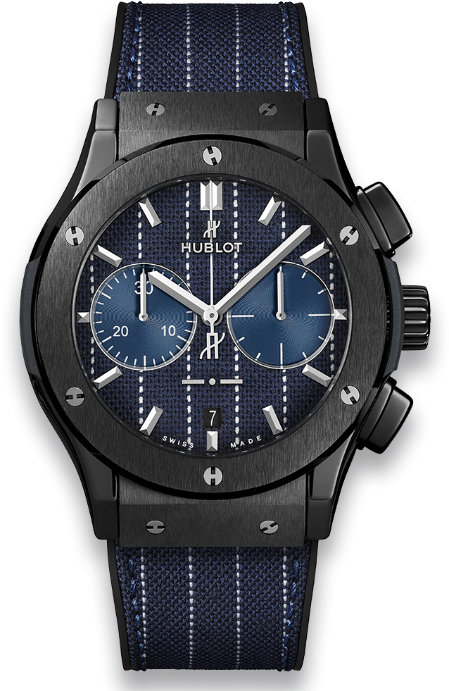 Classic Fusion Chronograph Italia Independent Pinstripe - Hublot Classic Fusion Chronograph (1000x1000), Png Download