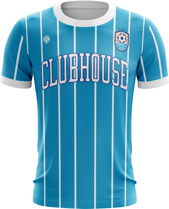 Charlotte Soccer Jersey Inspired The Teal Pinstripe - T-shirt (1000x1000), Png Download