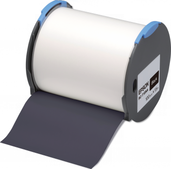 Rc-t1bna 100mm Black Tape - Epson Labelworks Pro100 Rc-t1bna 100mm Black Tape (original) (350x345), Png Download