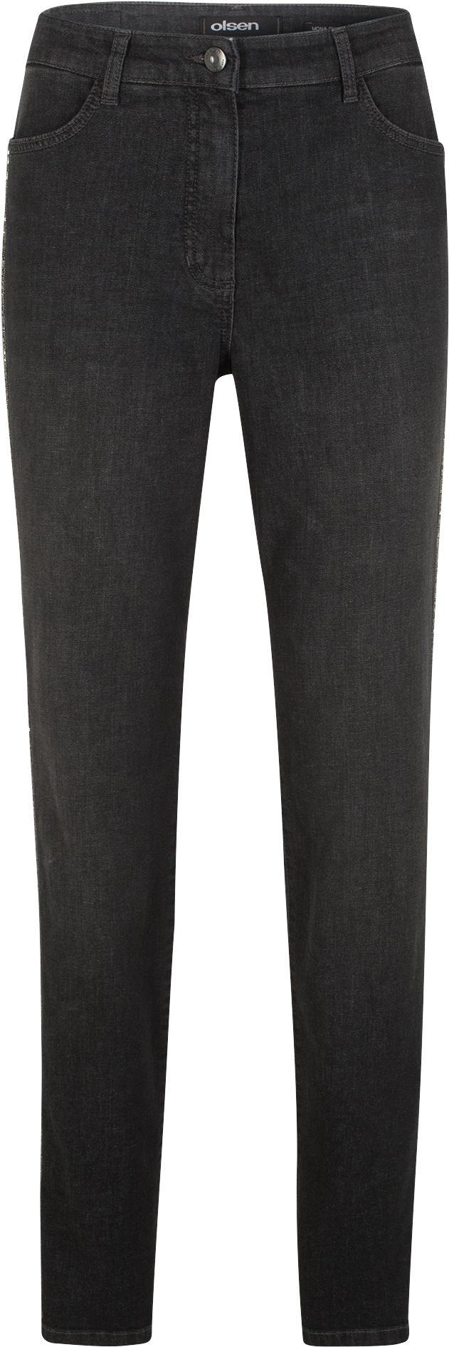 Denim Mona Slim Sparkling Tape - Pantalon Para Caballero (1652x1990), Png Download