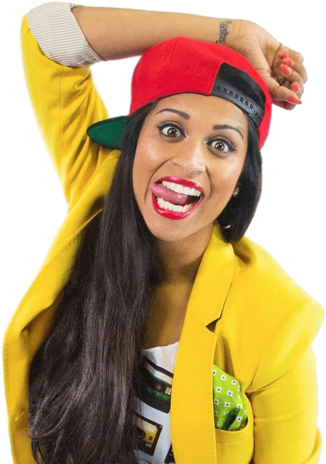 Lilly Singh Iisuperwomanii Yellow - Superwoman Lilly Singh Hair (1500x1500), Png Download