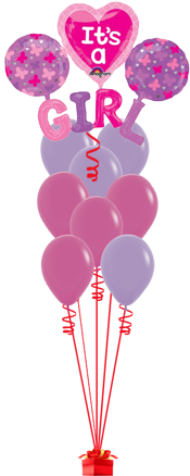 It's A Girl Supershape Active Balloon1 - Its A Girl Balloons Transparent (600x600), Png Download