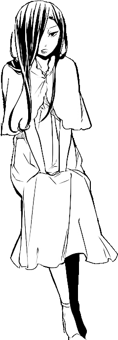 Wait It's A Girl - Гин Акутагава Арт (330x698), Png Download