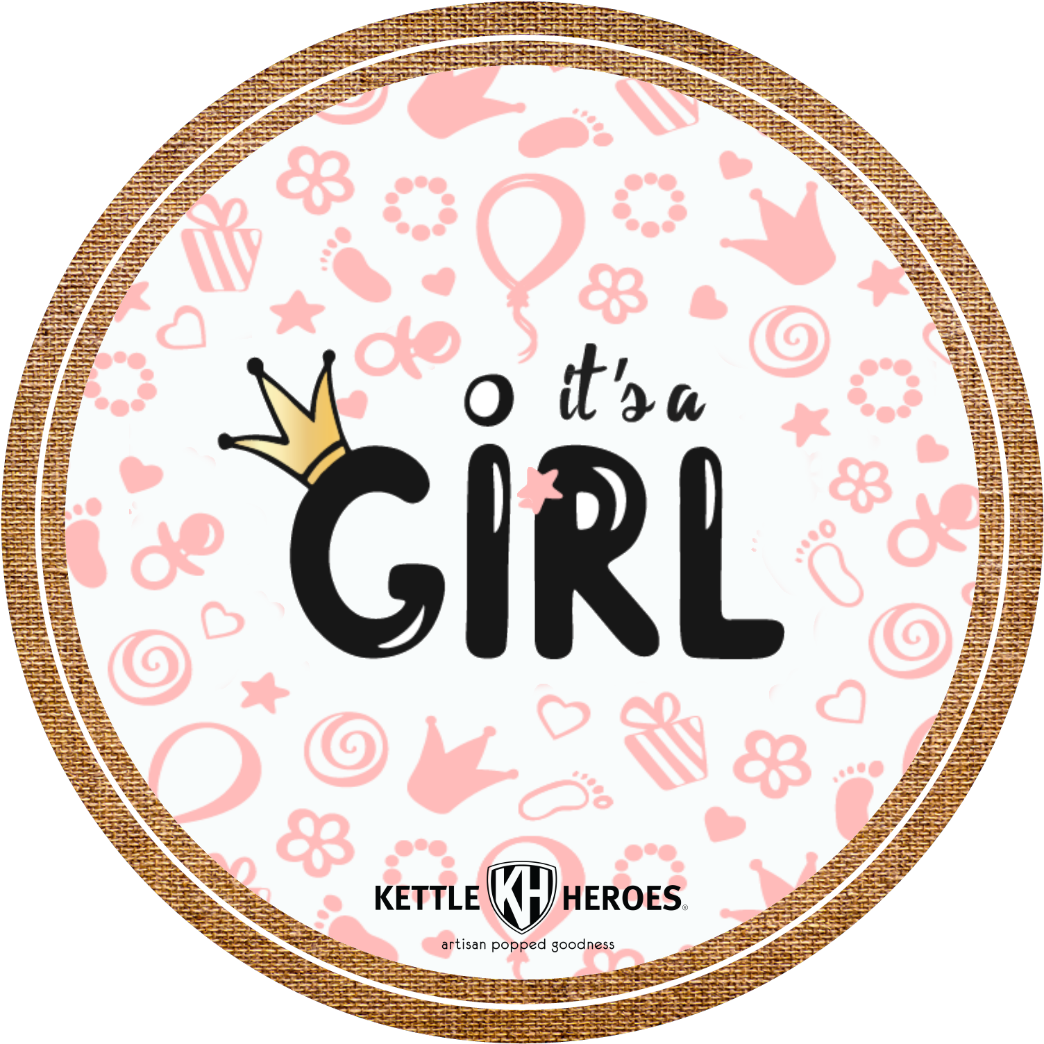 It's A Girl - Its A Girl Card (1575x1575), Png Download