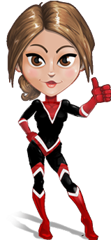 Girl - Cartoon (382x466), Png Download