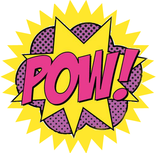 The Superwoman Project - Super Hero Girls Pow (557x500), Png Download