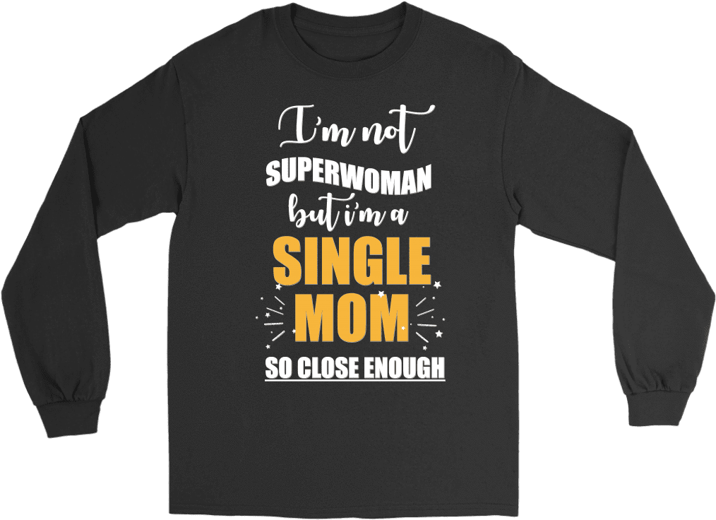 Superwoman Single Mom - Cinderella Castle Born & Raised On It Long Sleeve (1024x1024), Png Download