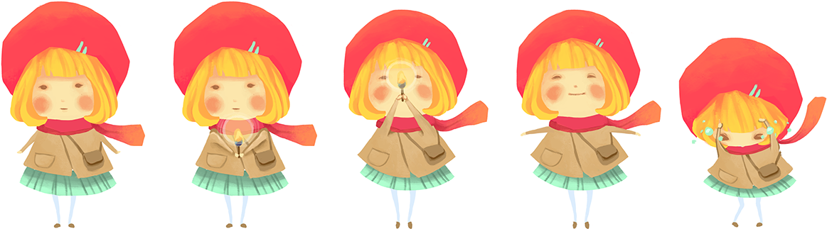 A Star Will Be Deducted From Your Hope Bar When Hit, - The Little Match Girl (1200x501), Png Download