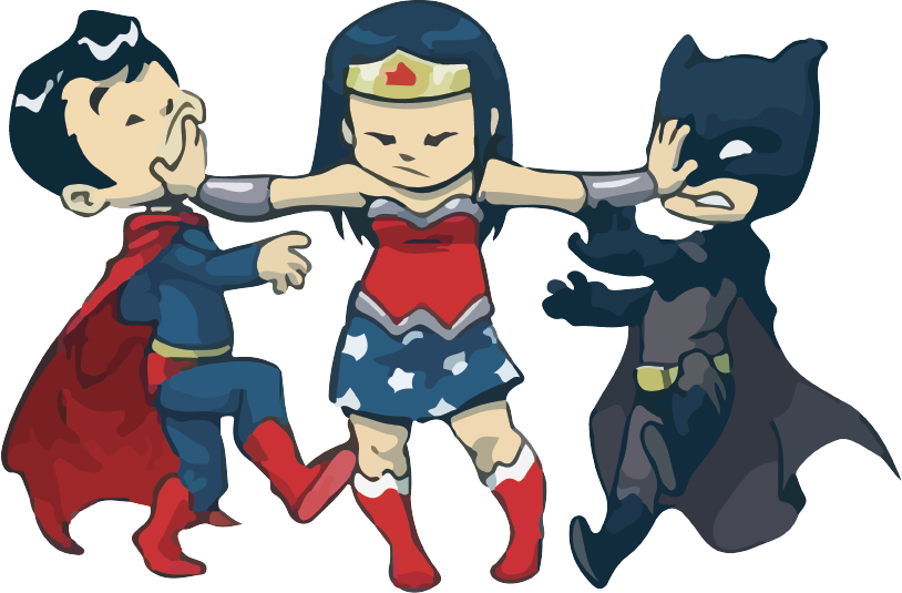 Family/life Printed Transfers - Cute Superhero Shirts Girls (814x535), Png Download