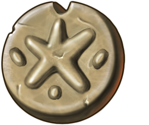 Sand Dollar Image - Emblem (400x400), Png Download